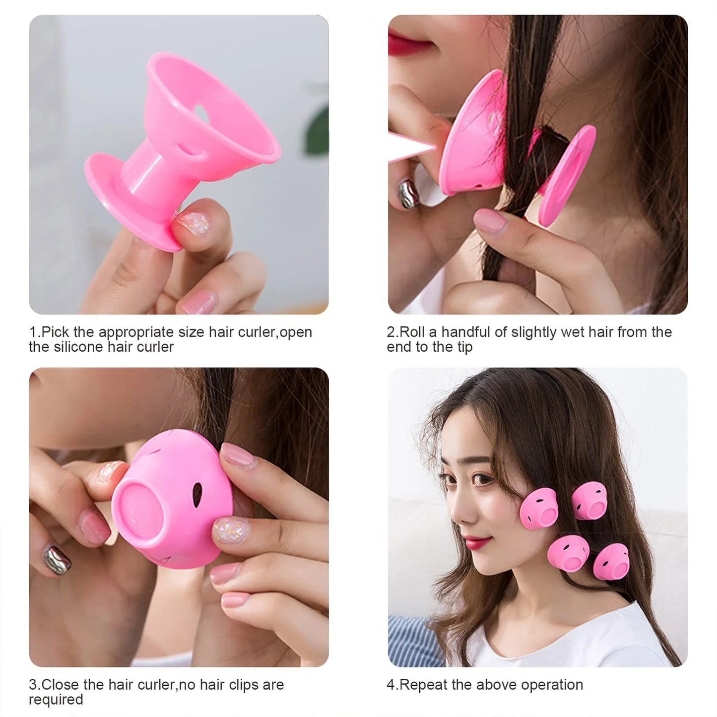 Silicone Curlers (Pack of 20)