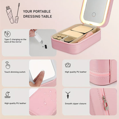 BelleBox® Makeup Case with Led Lights